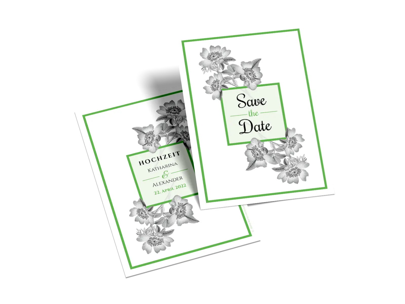 Save-the-Date-Karte "Timeless Flowers"