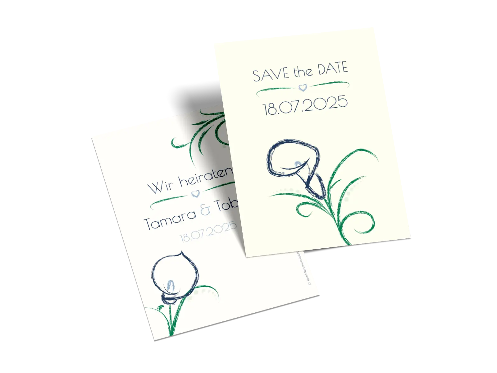 Save-the-Date-Karte "Blütenpracht"