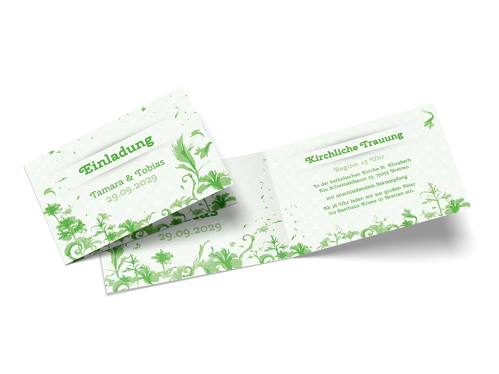 Hochzeitseinladung "Floral Love"