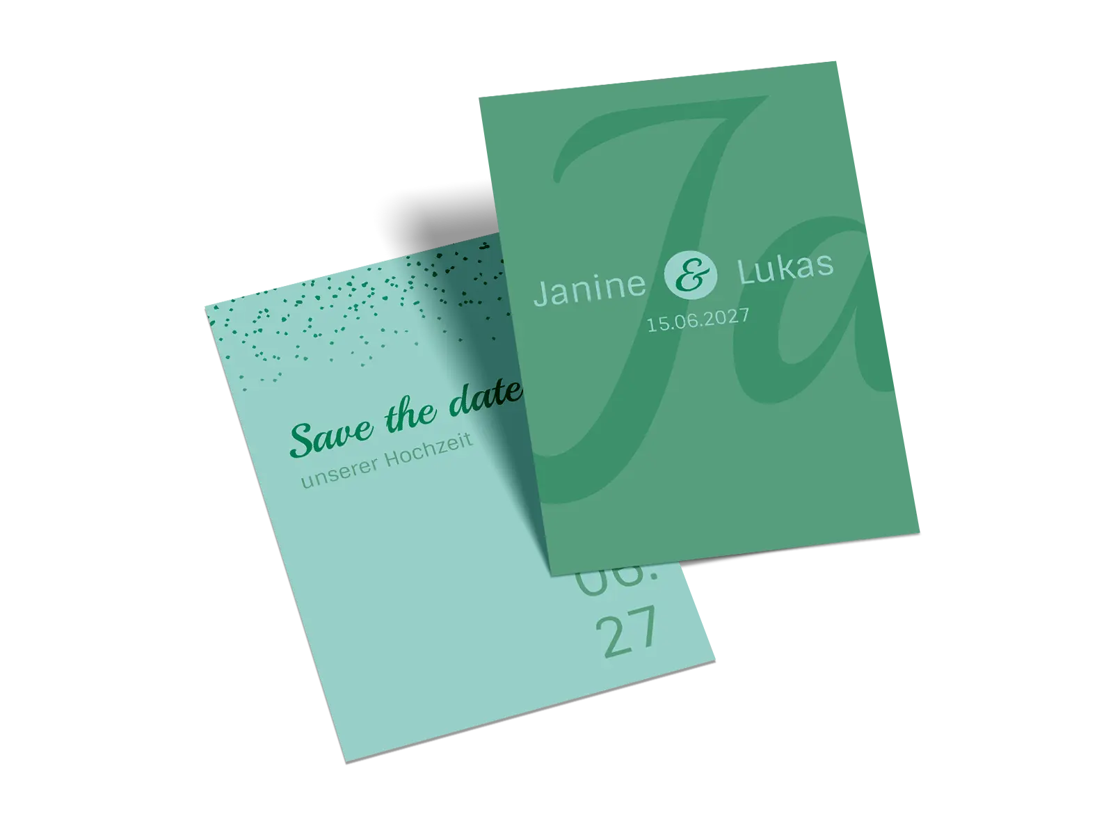 Save-the-Date-Karte "Sag Ja"