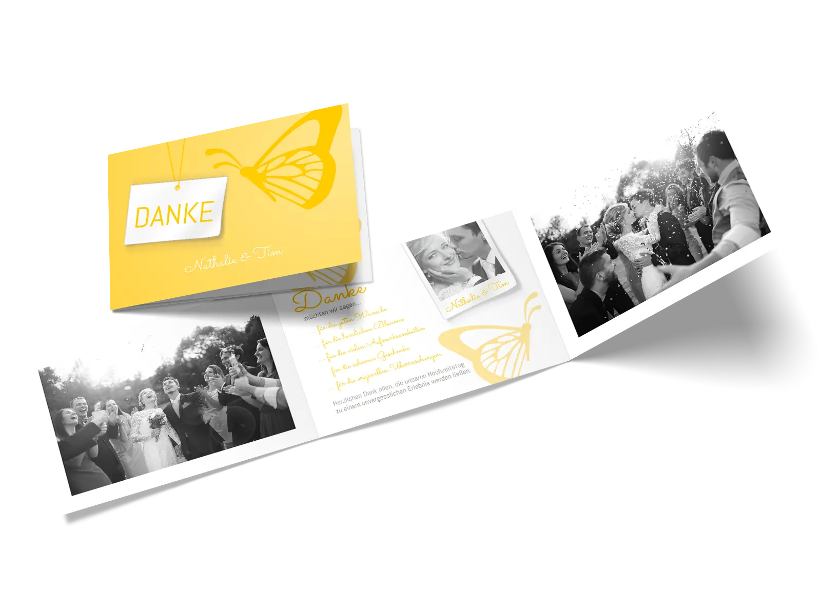 Dankeskarte "Schmetterling"