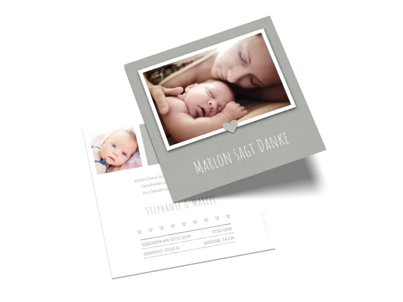Postkarte quadratisch