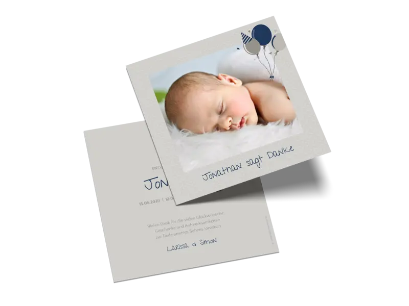 Postkarte quadratisch