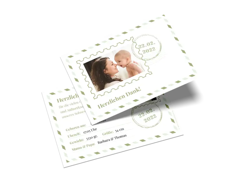 Kleine Postkarte quer