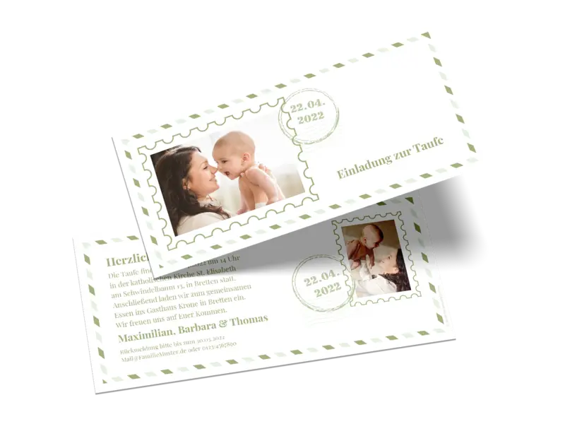 Breite Postkarte quer