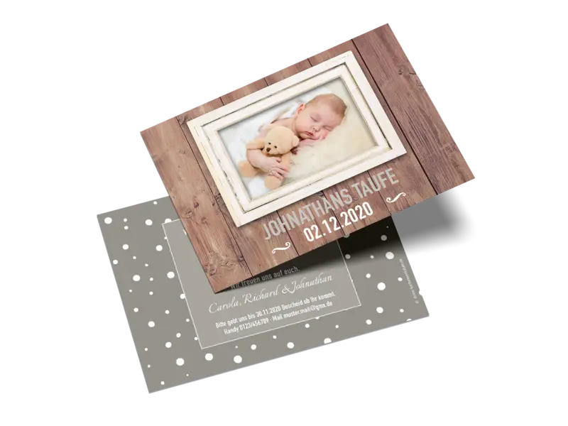Kleine Postkarte quer
