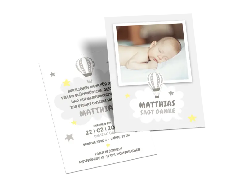 Mittlere Postkarte hoch