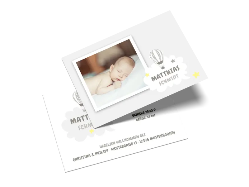 Kleine Postkarte quer