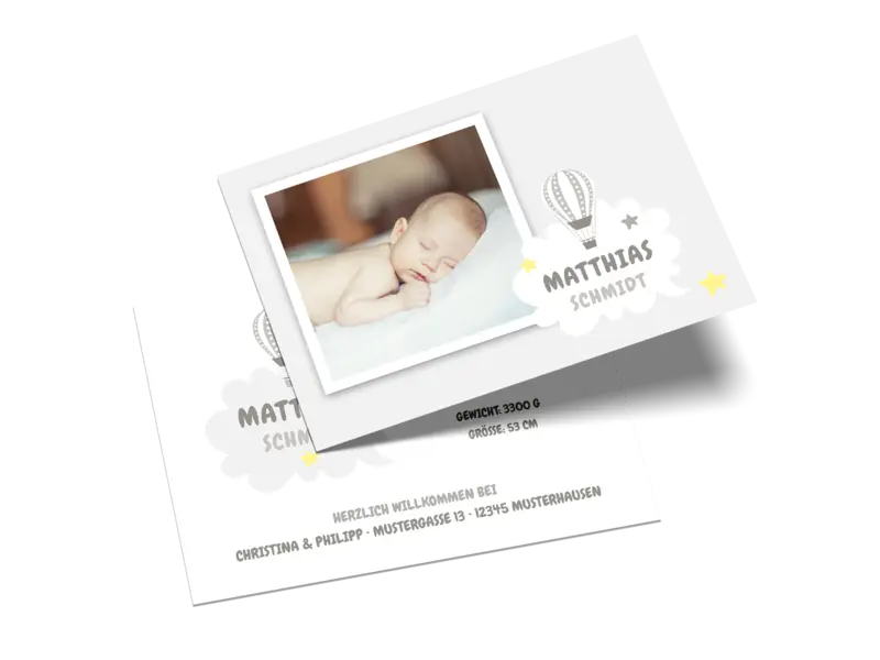Mittlere Postkarte quer