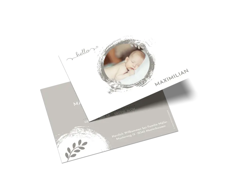 Kleine Postkarte quer