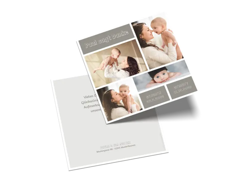 Postkarte quadratisch
