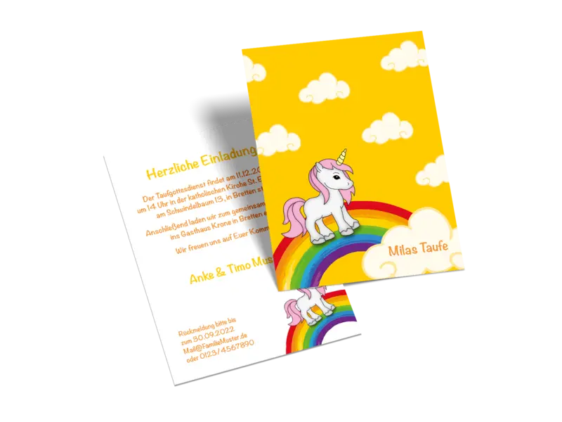 Kleine Postkarte hoch