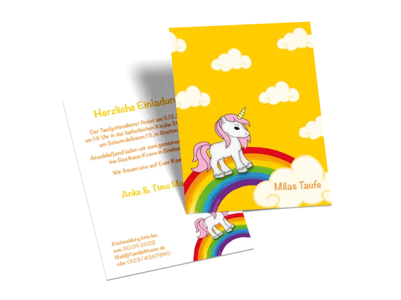 Mittlere Postkarte hoch