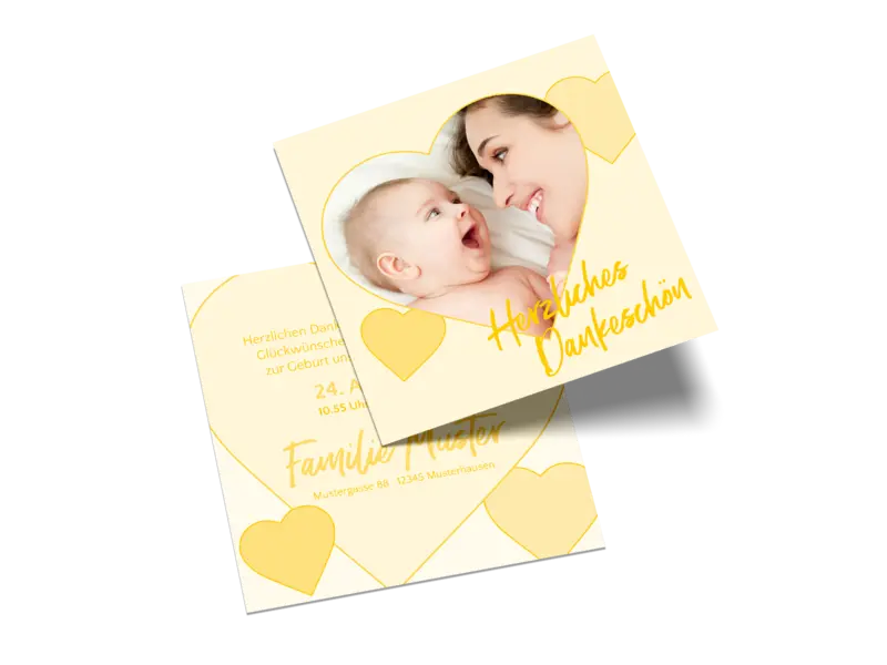 Postkarte quadratisch