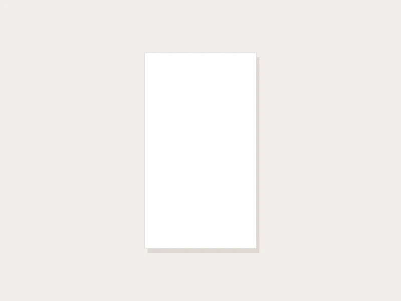 Lange Postkarte hoch