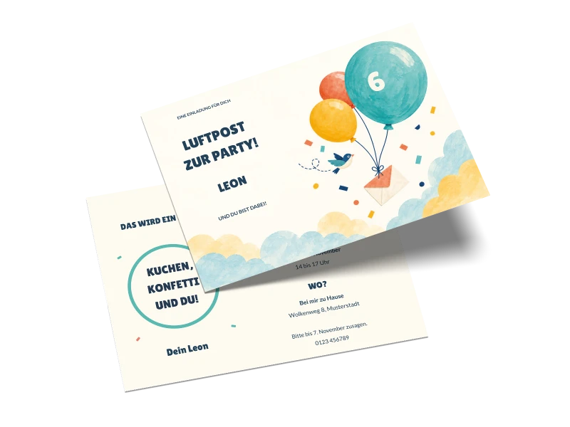 Mittlere Postkarte quer