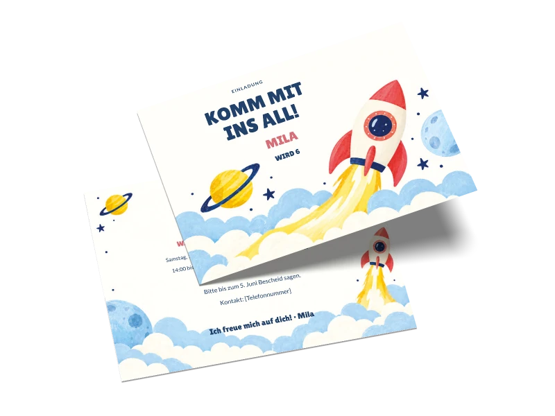 Mittlere Postkarte quer