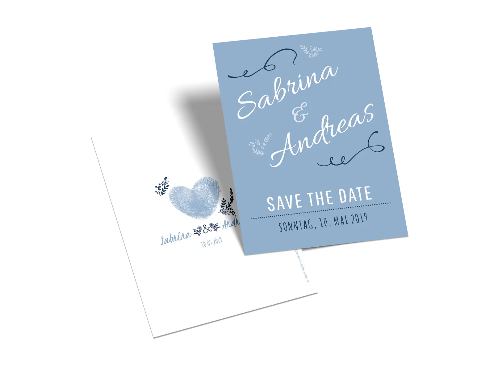 Save-the-Date-Karte "Ornament"