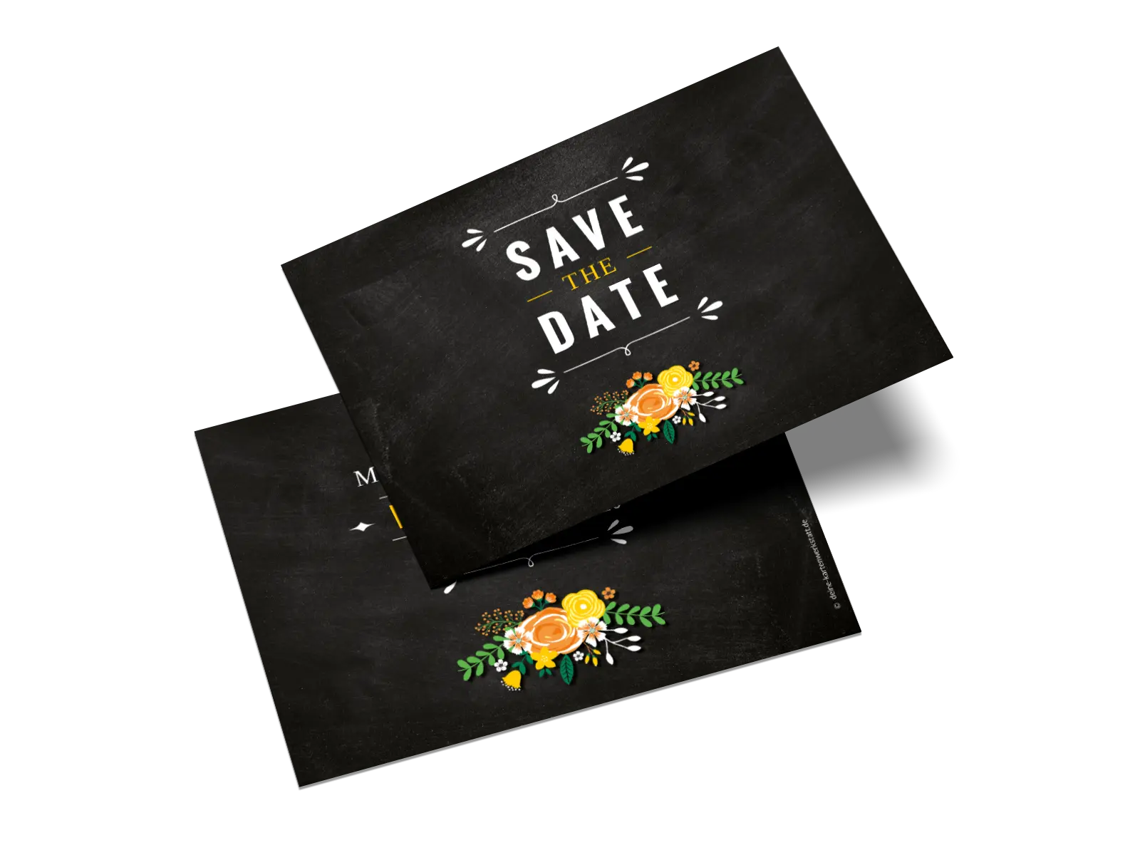 Save-the-Date-Karte "Getäfelt"
