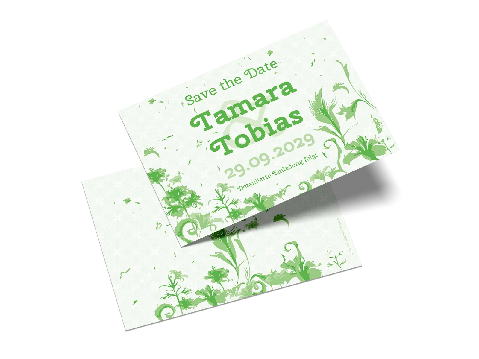Save-the-Date-Karte "Floral Love"