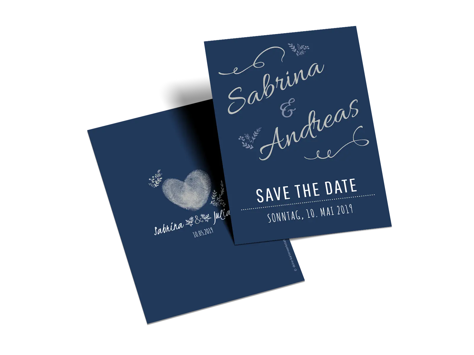 Save-the-Date-Karte "Ornament"