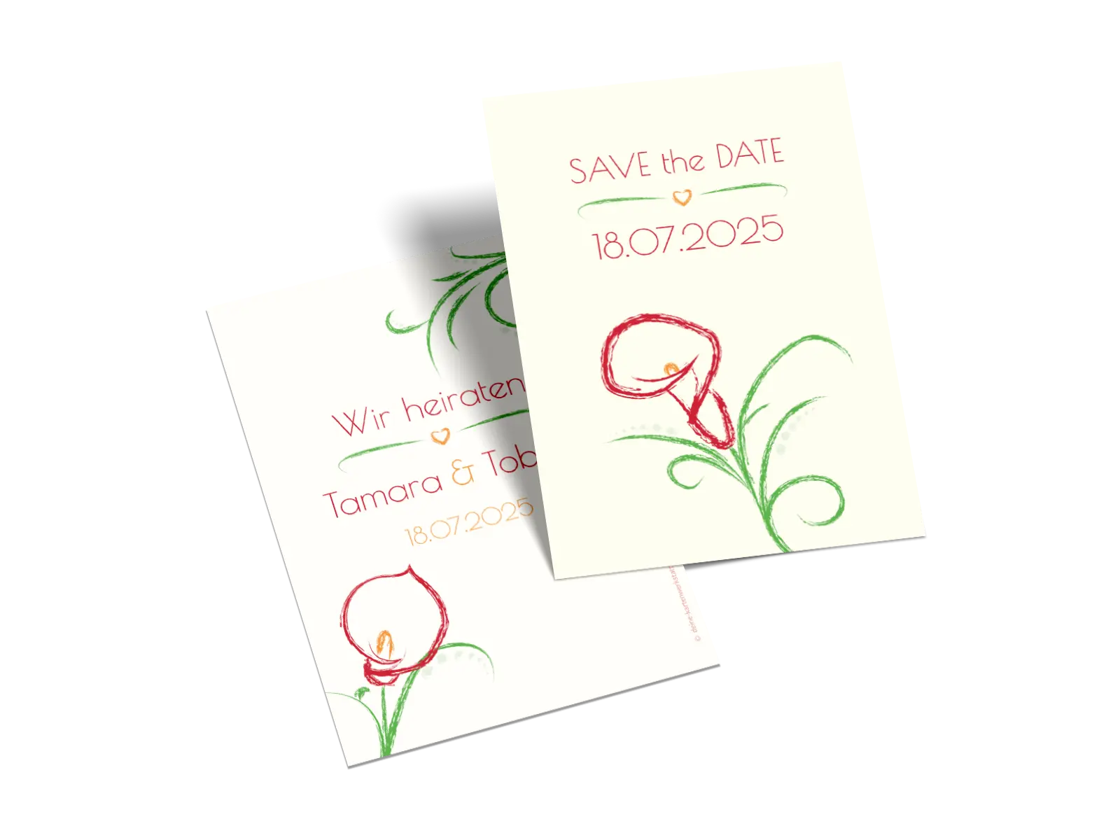 Save-the-Date-Karte "Blütenpracht"