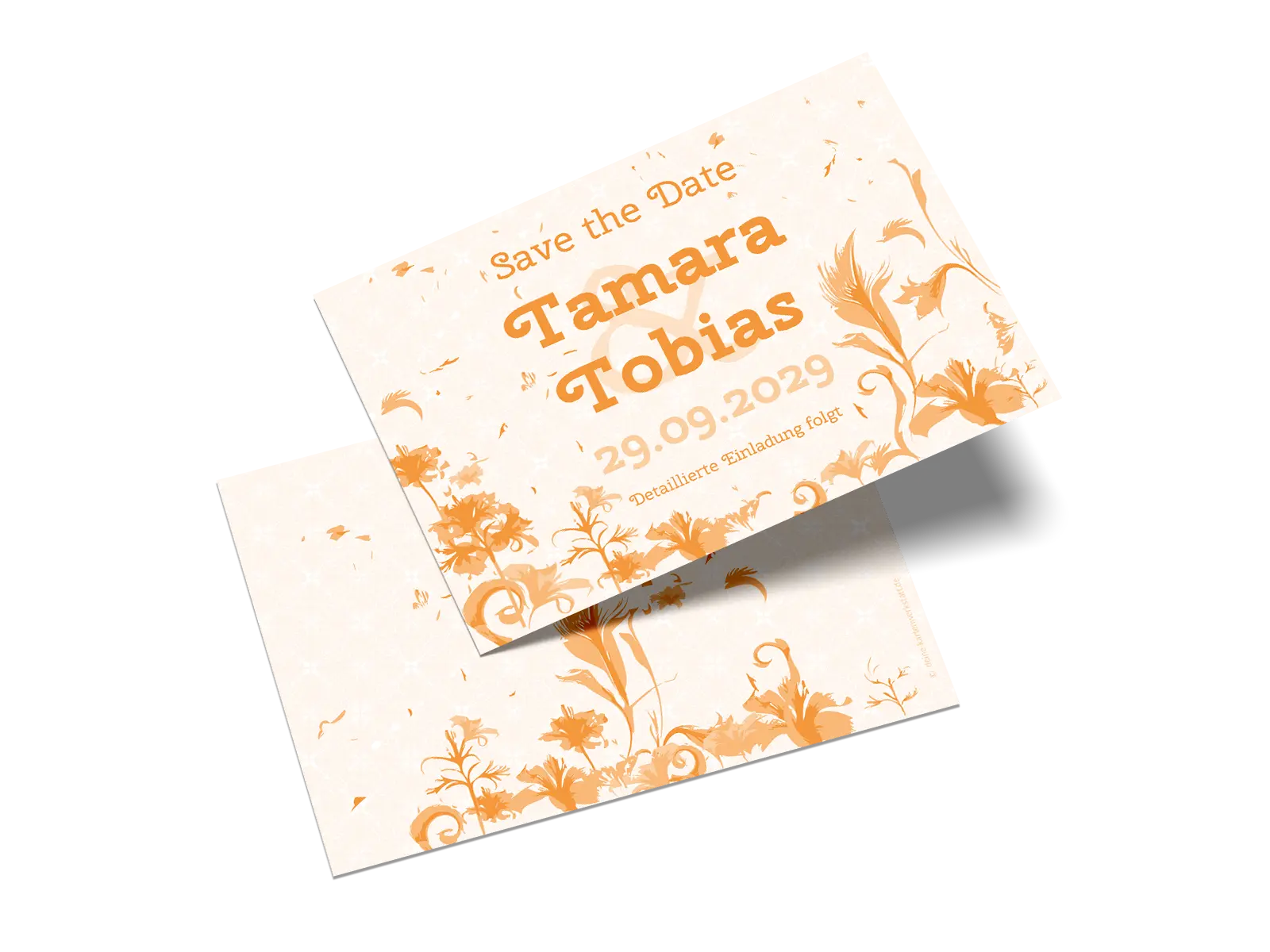 Save-the-Date-Karte "Floral Love"