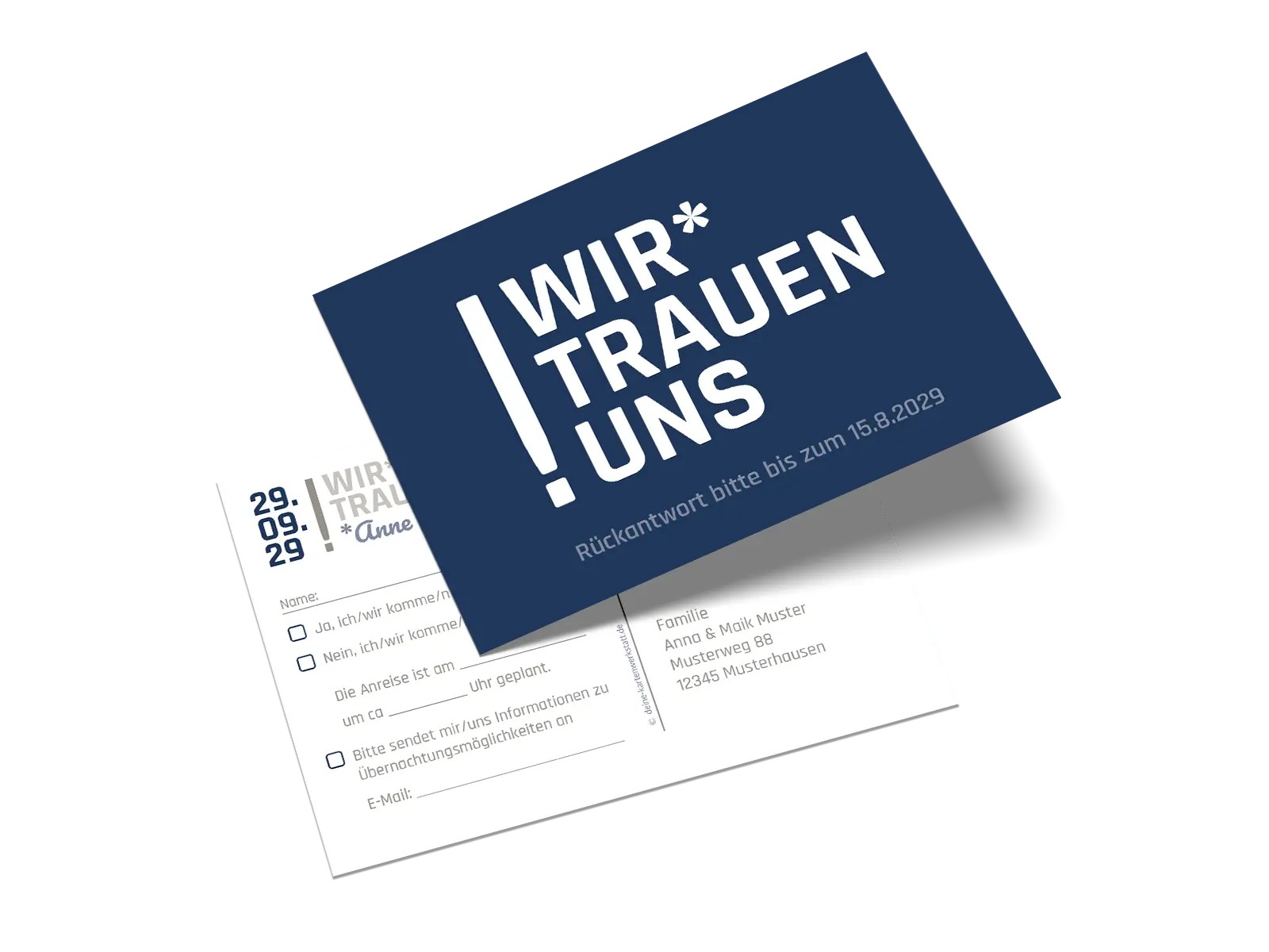 Antwortkarte "Trau Dich"