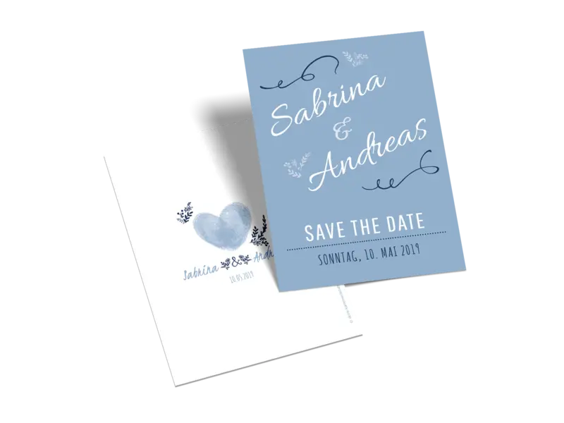 Save-the-Date-Karte "Ornament"