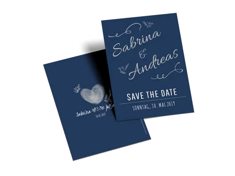 Save-the-Date-Karte "Ornament"