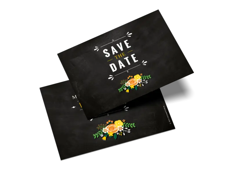 Save-the-Date-Karte "Getäfelt"