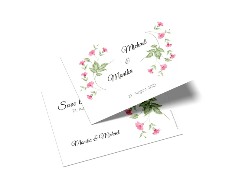 Save-the-Date-Karte "Love Lilly"