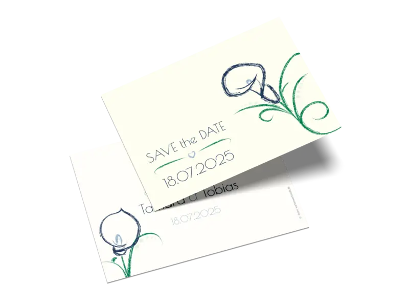 Save-the-Date-Karte "Blütenpracht"