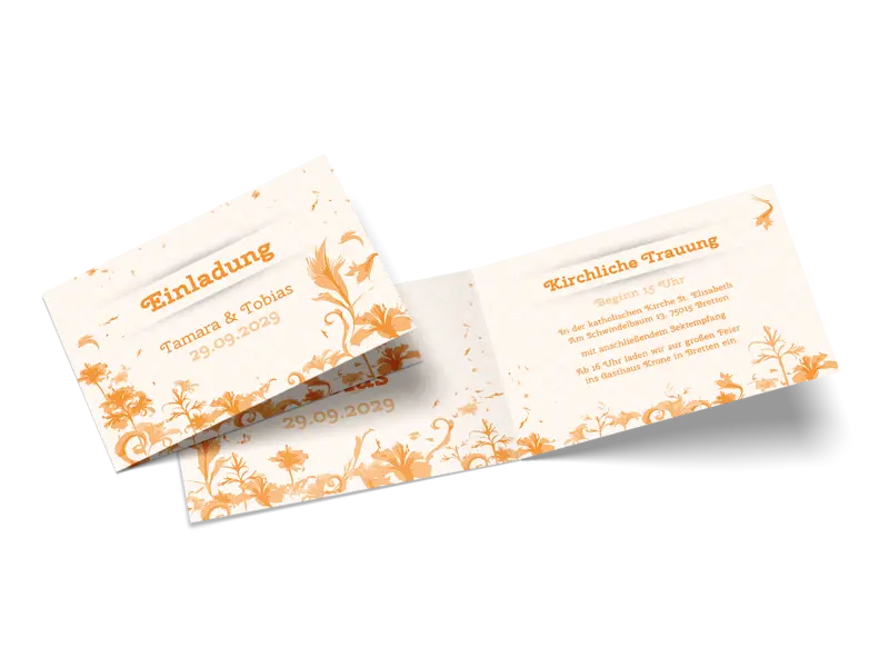 Hochzeitseinladung "Floral Love"