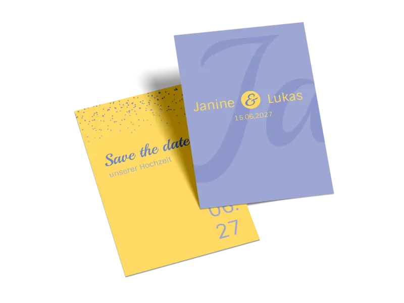 Save-the-Date-Karte "Sag Ja"