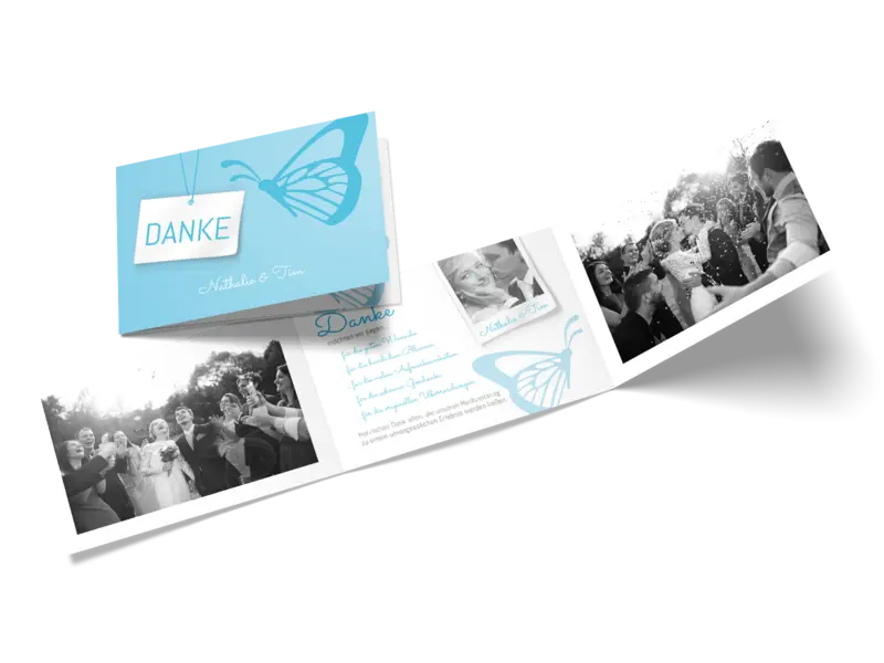 Dankeskarte "Schmetterling"