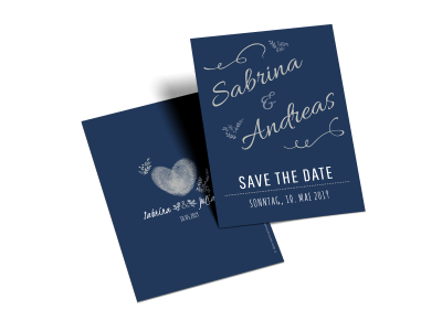 Save-the-Date-Karte "Ornament"