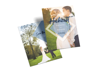 Save-the-Date-Karte "Liebe im Quadrat"