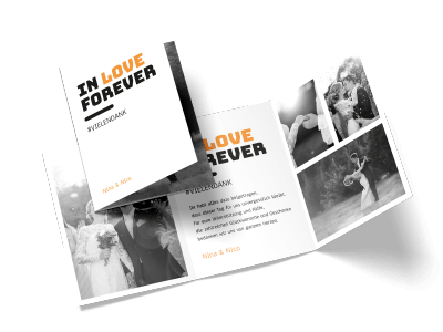 Dankeskarte "In love forever"